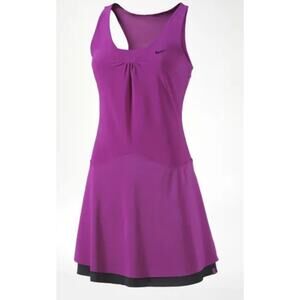 Nike Serena Williams Fuchsia Pink Tennis Athletic Dress S